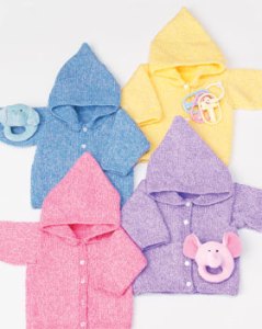cardigan cappuccioKnit Basic Baby Hoodie