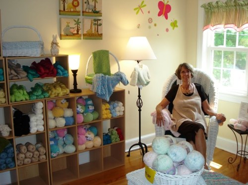 DSC04165 Sue in the baby yarn room R