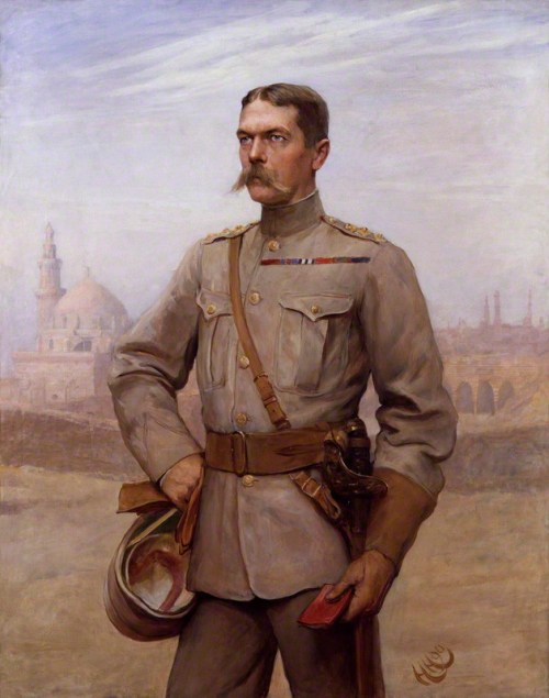 NPG 1782; Horatio Herbert Kitchener, 1st Earl Kitchener of Khartoum by Sir Hubert von Herkomer, and  Frederick Goodall