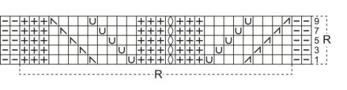 Grille-jacquard-poncho-Pt-ajouré-Katia