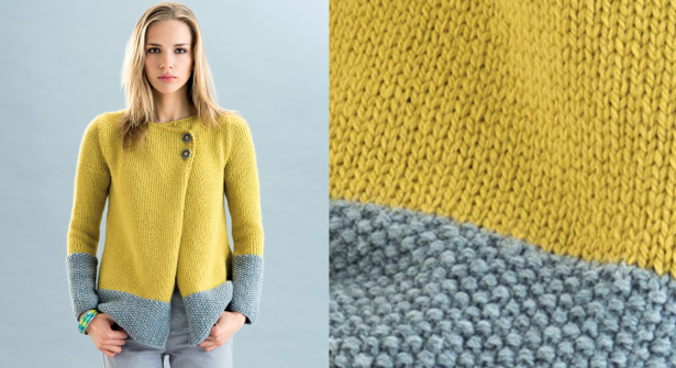 FASHIONISM Cardigan da donna a maniche lunghe in chiffon con stampa a farfalla, asimmetrico con cerniera sulle spalle velate, drappeggio, aperto sul davanti, a cascata, Nude, 46