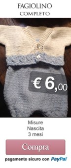 Completo faglioni bambini maglia