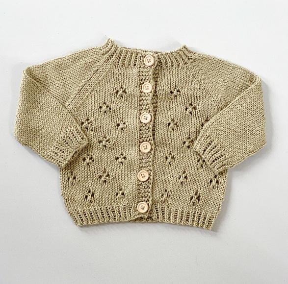 Cardigan Per Bebè Prematuro Rebecca - Maglina In Acrilico, Taglie 38-50 Cm | Bianco, Blu O Rosa - Foto 8